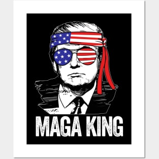 Anti Joe Biden Ultra Maga The Return Of The Great Maga King Posters and Art